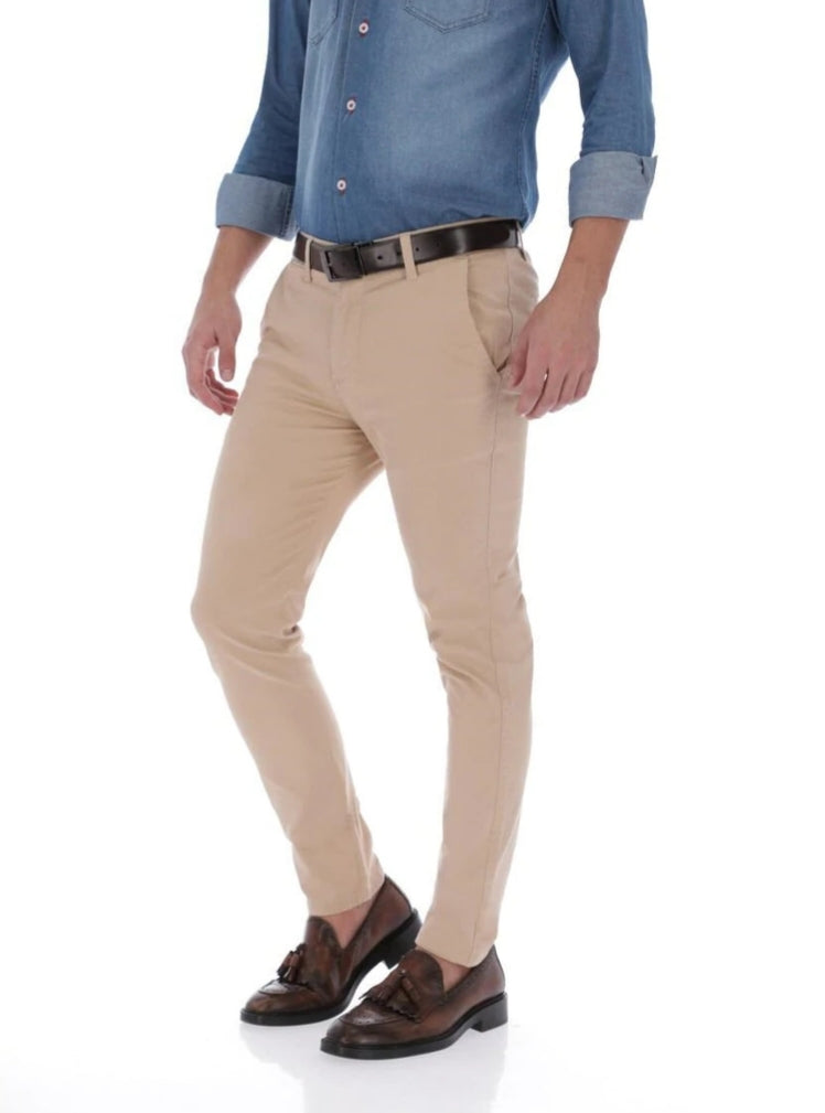 Gabardina Pantalones De Vestir Para Hombre Entubados Pantalon