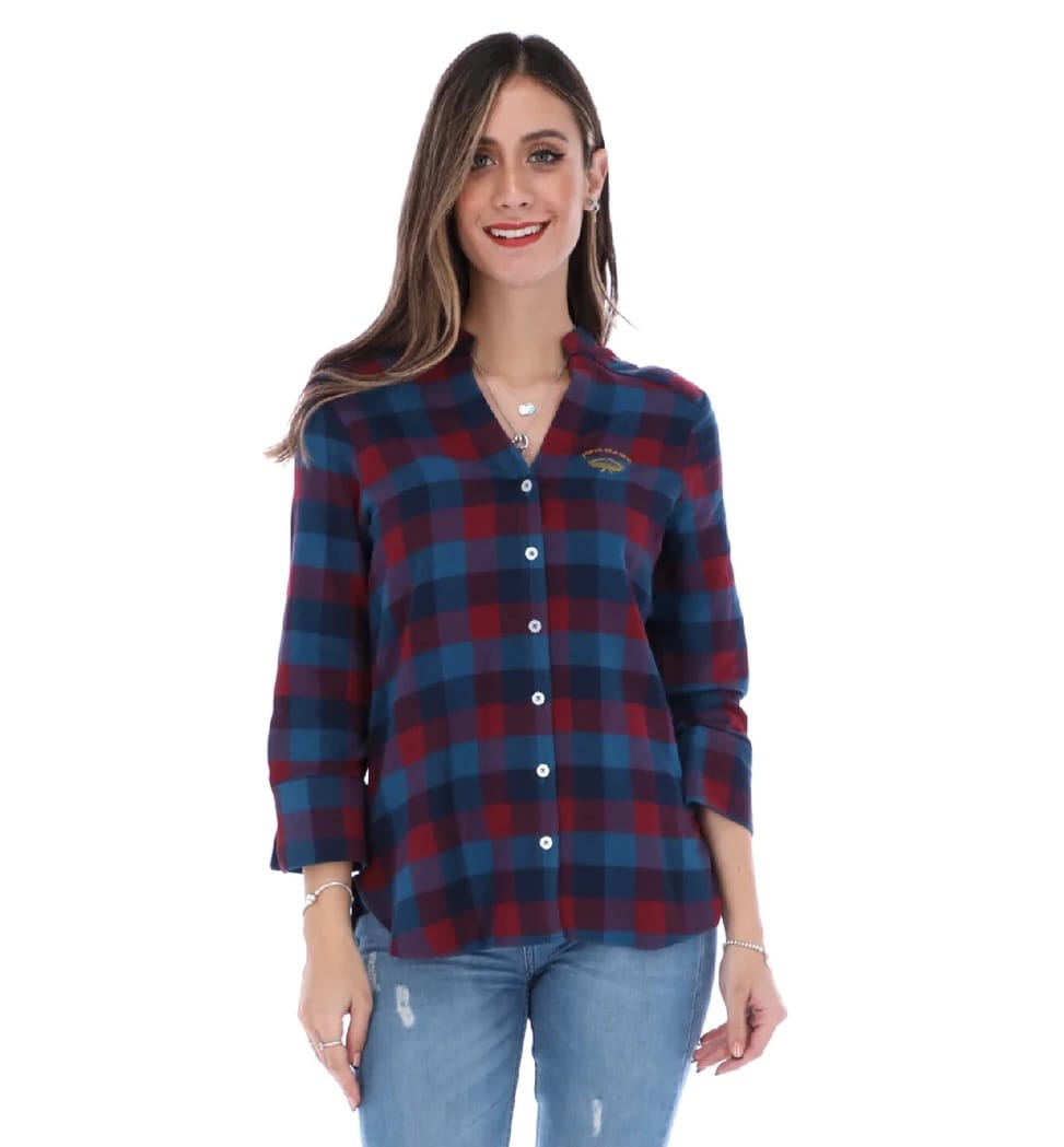 Camisa Franela Cuadros Hombre Mujer – Porto Blanco Guatemala